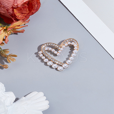 1Pc Alloy Heart Kilt Pins JEWB-LP0004-07-1