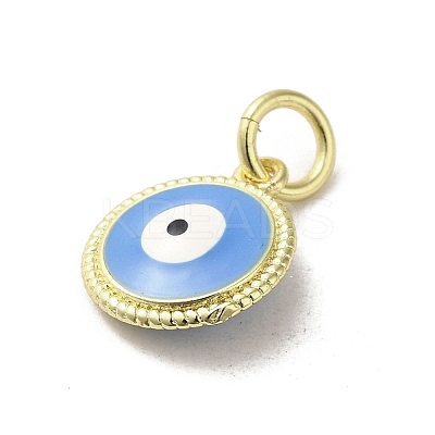 Brass Enamel Charms KK-E092-14G-04-1