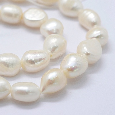 Natural Cultured Freshwater Pearl Beads Strands PEAR-K004-06A-1