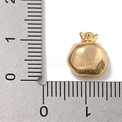 Brass Micro Pave Clear Cubic Zirconia Charms KK-U037-12G-04-1