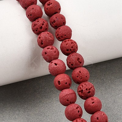 Dyed Synthetic Lava Rock Beads Strands GG-CBAAE19-06A-03-1