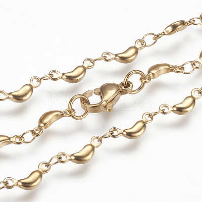 304 Stainless Steel Chain Necklaces LS-STAS-P164-17G-1