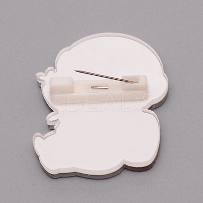 Astronaut with Rabbit Brooch Pin JEWB-SZC0001-20-1