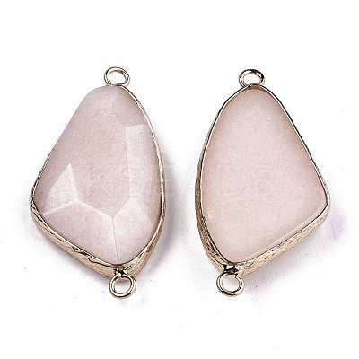 Natural White Jade Links Connectors G-T131-45D-1