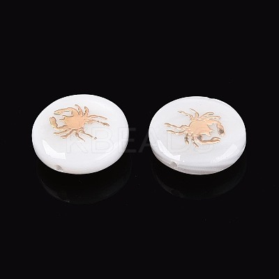 Natural Freshwater Shell Beads SHEL-N037-02L-G-1