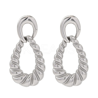 Non-Tarnish 304 Stainless Steel Stud Earrings for Women EJEW-N054-16P-1
