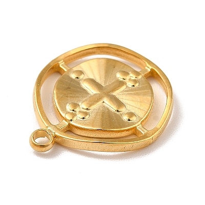 Ion Plating(IP) 304 Stainless Steel Pendants STAS-A066-06G-1