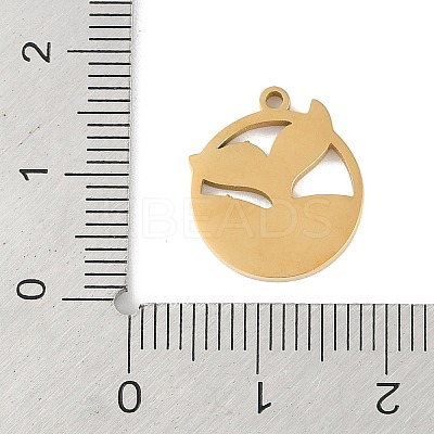 Ion Plating(IP) 304 Stainless Steel Pendants STAS-C108-17G-1