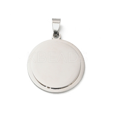 304 Stainless Steel Stamping Blank Tag Pendants STAS-H481-03B-P-1