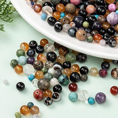 Natural Mixed Gemstone Beads G-K266-06-1