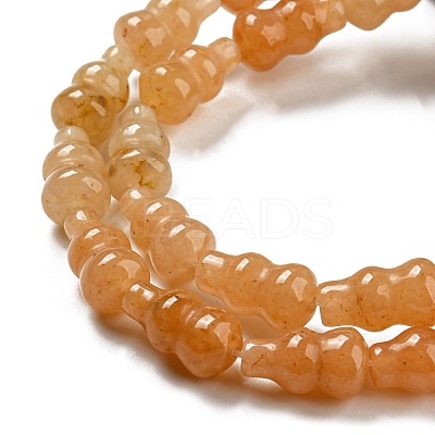 Natural Red Aventurine Beads Strands G-C039-A08-1