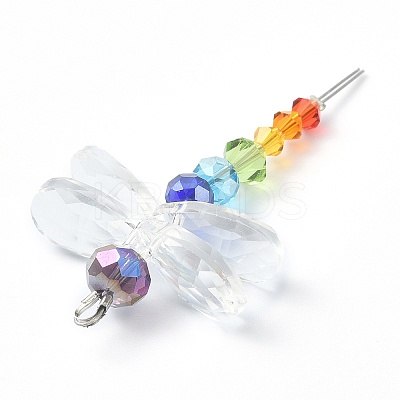 Glass Beaded Pendants PALLOY-TA00048-1