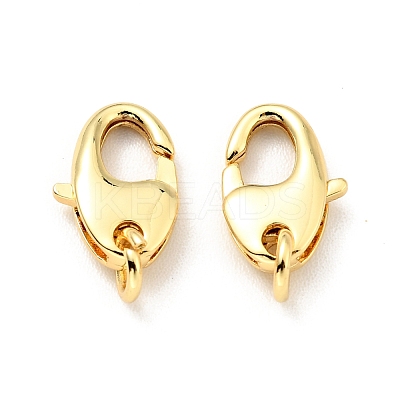 Brass Lobster Claw Clasps KK-G416-24G-1