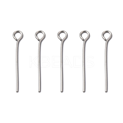 Tarnish Resistant 304 Stainless Steel Eye Pin STAS-E013-0.6x20mm-1