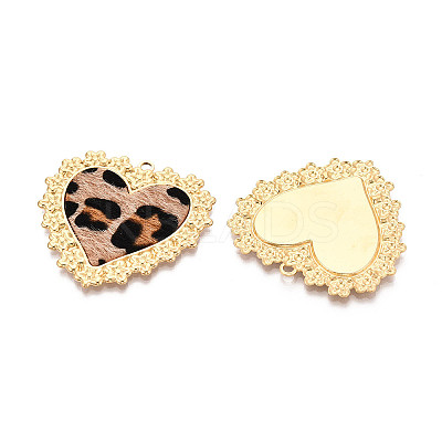 Flocky 304 Stainless Steel Pendants STAS-T071-01G-1