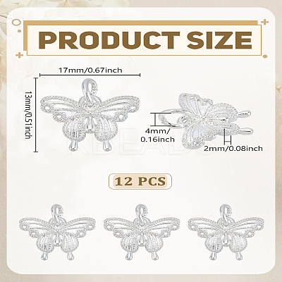 12Pcs Alloy Pendants FIND-LP0005-12-1