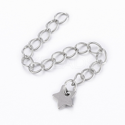 Tarnish Resistant 304 Stainless Steel Chain Extender LS-X-STAS-H558-41P-1