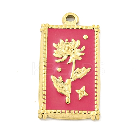 Real 18K Gold Plated PVD Vacuum Plating 304 Stainless Steel Pendants STAS-L278-012G-01-1