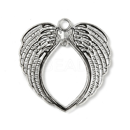 Alloy Wing Links Connectors FIND-WH0100-73AS-1