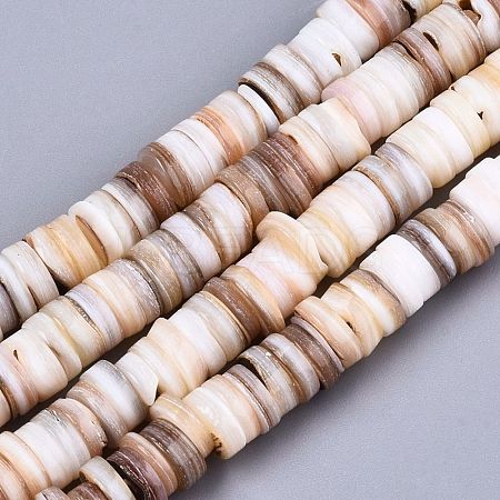 Natural Freshwater Shell Beads Strands SHEL-N026-94A-01-1