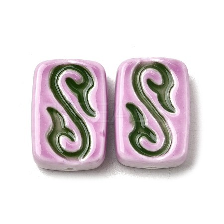 Handmade Porcelain Beads PORC-K010-02C-1