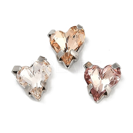 Brass Glass Rhinestone Sew on Rhinestones RGLA-B004-02P-A-1