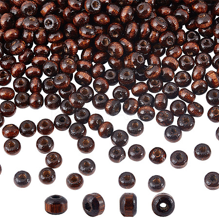 Dyed Natural Wood Beads WOOD-GO0001-07B-1