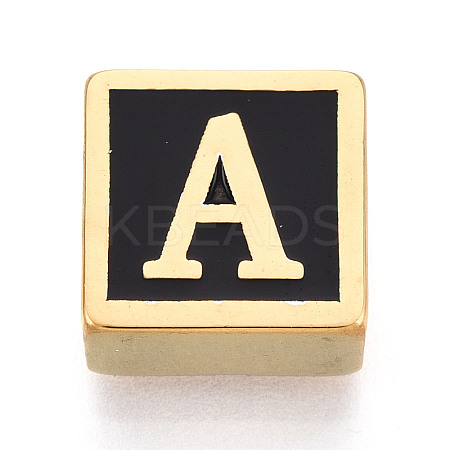 304 Stainless Steel Black Enamel Square Spacer Bars STAS-T073-58A-G-1