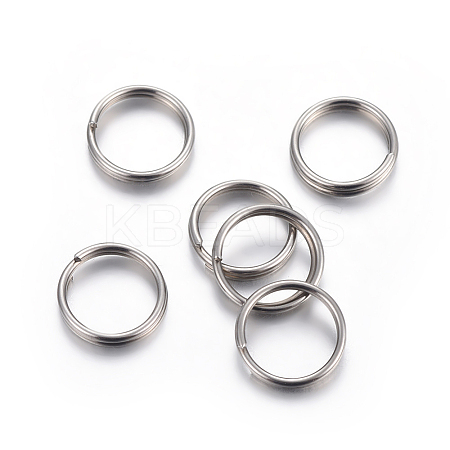 Tarnish Resistant 304 Stainless Steel Split Rings LS-STAS-P223-22P-10-1