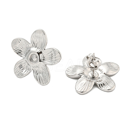 304 Stainless Steel Earring Findings EJEW-O002-01P-1