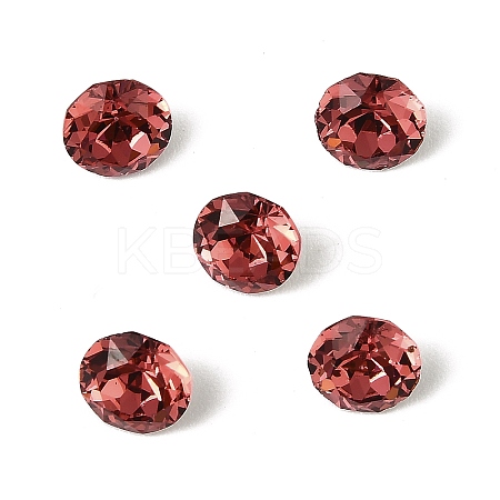 Glass Rhinestone Cabochons GLAA-A018-6mm-209-1