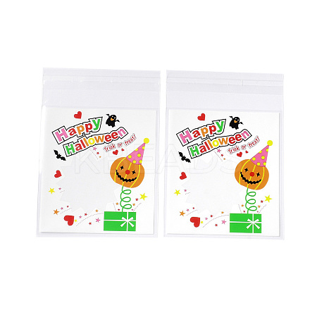Halloween Theme Plastic Bakeware Bag OPP-Q004-01A-1