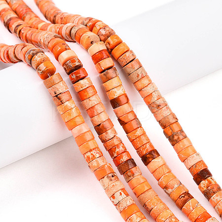 Natural Imperial Jasper Beads Strands G-N344-41A-1