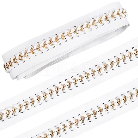 2 Yards Flat PU Imitation Leather Cords OCOR-CL0001-08A-1