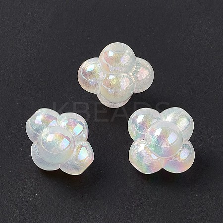 Opaque Acrylic Beads OACR-C009-04D-1
