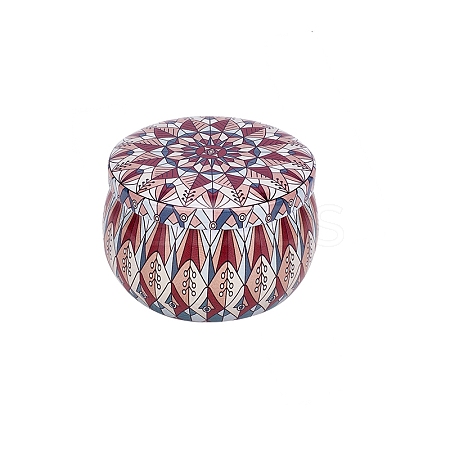 Printed Tinplate Storage Box LS-CON-WH0082-001-1