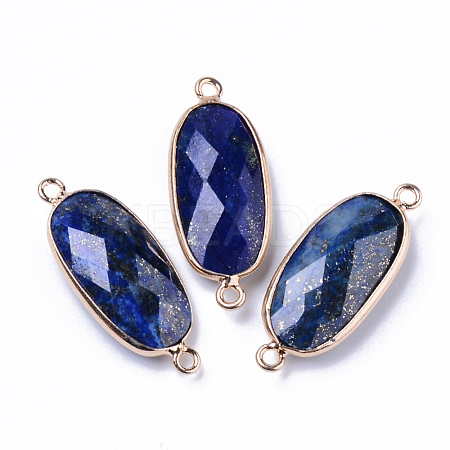 Natural Lapis Lazuli Links Connectors G-R472-03B-1