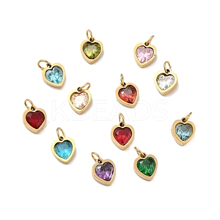 PVD Vacuum Plating 304 Stainless Steel Pendants STAS-D189-06G-1