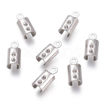 Tarnish Resistant 304 Stainless Steel Folding Crimp Ends STAS-O130-03D-1
