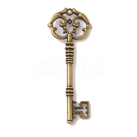 Skeleton Key Tibetan Style Alloy Big Pendants LS-X-TIBEP-S293-033AB-LF-1