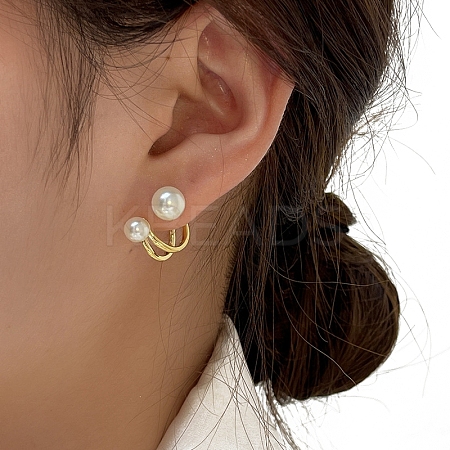 Imitation Pearl Earrings for Women FS-WG67811-03-1
