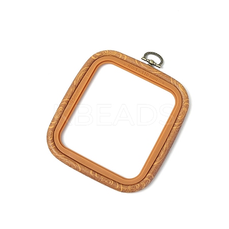 Square ABS Plastic Cross Stitch Embroidery Hoops PW-WG80845-02-1