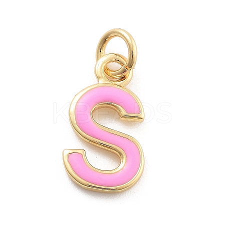 Rack Plating Brass Pendants KK-C065-02S-G-1