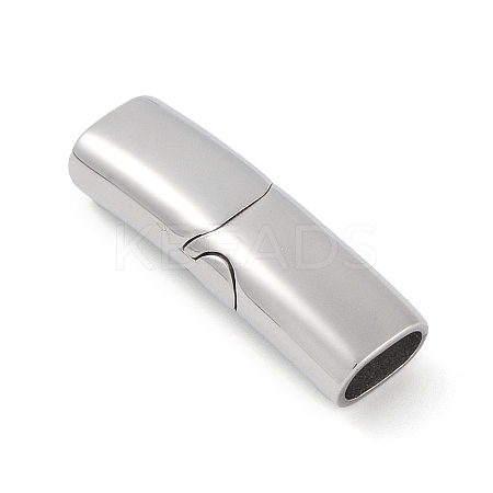 Tarnish Resistant 316 Surgical Stainless Steel Magnetic Clasps with Glue-in Ends STAS-F269-05MP-01-1