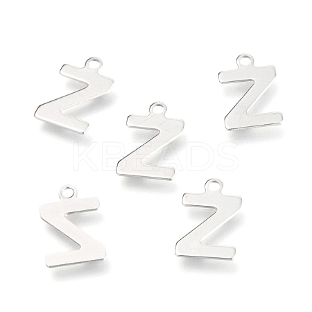 Non-Tarnish 201 Stainless Steel Charms STAS-C021-06P-Z-1