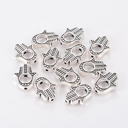Tibetan Style Alloy Bead Frames LS-TIBEB-LF0265YKG-AS-FF-1