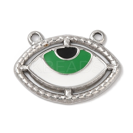 304 Stainless Steel Enamel Pendants STAS-B067-01P-01-1