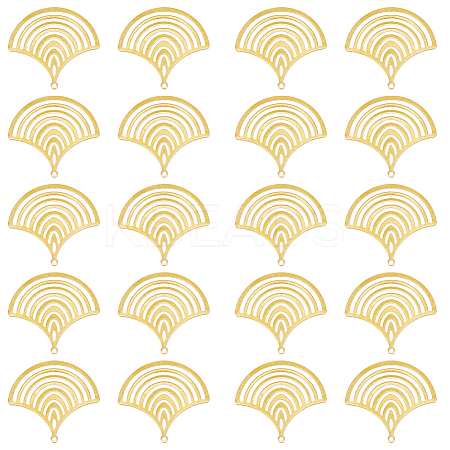 20Pcs Brass Pendants KK-DC0002-24-1