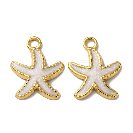 304 Stainless Steel Enamel Pendants X1-STAS-L299-19G-06-1