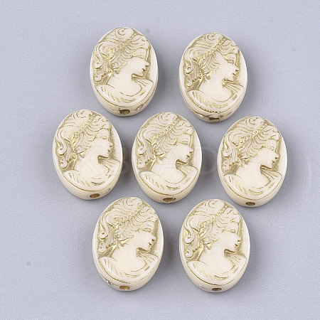 Plating Acrylic Beads PACR-T008-05C-1